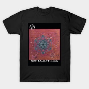 "Metatron's Cube" (w/ Rob Talo Studios logo) T-Shirt